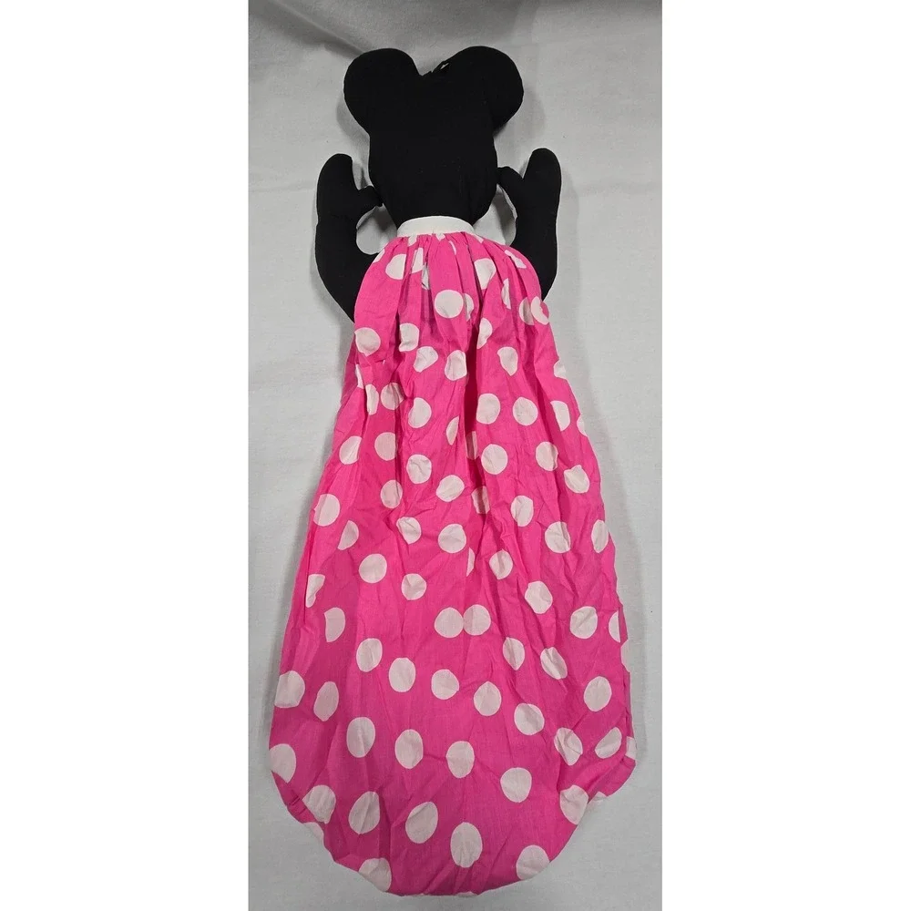 Vintage Minnie Mouse Nursery Diaper Stacker Clothes Hamper Pajama Bag Used